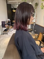 ニコリ(nicoli)&nbsp;【nicoli】グラデーションカラー×チェリーレッド