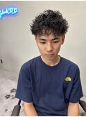 メンズ並巻きショート