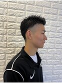 ツーブロックショート