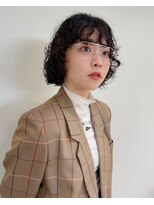 ボブウルフレイヤーパーマニュアンスパーマ外国人風パーマ
