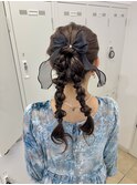 ツインヘアアレンジ