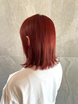 トップヘアーテラス(TOPHAIR TERRACE) オレンジブラウン×ミディアム外はねスタイル!