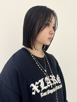 ケンジ 横浜(KENJE) 肩ギリギリのストレートボブ