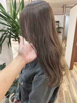 ゼンドット キョウト(Zen. kyoto) ブリーチなしダブルカラーオリーブベージュ