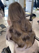 サンクプロジェクト(cinq PROJECT) 韓国ヘアミルクティーベージュグレージュカラーブリーチカラー