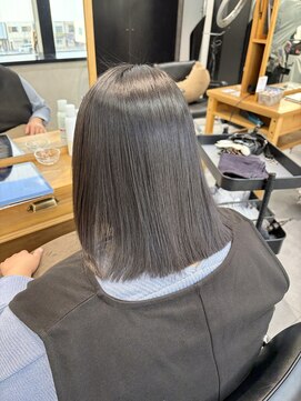 髪質改善/横須賀髪質改善/美髪/ブリーチなしカラー/縮毛矯正