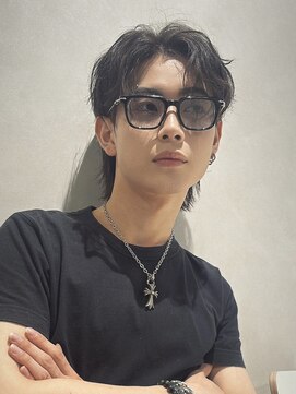 波巻きパーマメンズツイストスパイラルパーマツーブロック