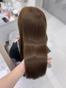 ハピネス 梅田茶屋町店(HAPPINESS) 韓国風/レイヤーカット/顔周り/顔まわり/髪質改善/ベージュ