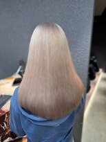 エン 栄店(enne)&nbsp;大人ガーリー/ダークアッシュ/ミディアムレイヤーカット/栄