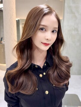 ディーバ 渋谷(D.I.E.V.A) 20代30代髪質改善韓国ワンホンレイヤーチョコブラウンベージュ