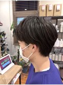メンズナチュラルマッシュ×ラウンドマッシュ