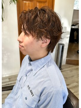 ラポール(Rapport) 福島市メンズ◎無造作ニュアンスパーマ