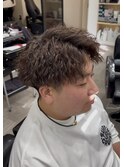札幌メンズツイストスパイラル茶髪ツイスパ