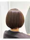 髪質補正で扱いやすいやすいショートボブスタイル