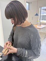 ザワン(the one .)&nbsp;【the one.】フレンチボブとナチュラルブラウン -TANAKA-