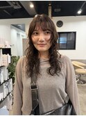 ハッシュカットロングパーマレイヤーパーマ登戸向ヶ丘遊園