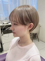 ハピネス 河原町店(Happiness)&nbsp;丸みショート　ワイドバング　京都美容室　進詩織