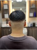 [20代/スキンフェード/イージーパーマ][麻布十番駅/MEN'S HAIR]