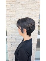 スタイルジャパン 照屋店(style JAPAN)&nbsp;【大人可愛いハンサムショート×透明感ダークグレー】