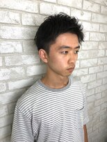 プライズ アイリス 池袋東口店(prize Iris)&nbsp;ソフトツーブロック ショートレイヤー MEN'S HAIR　池袋