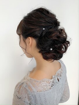 ヘアーアンドスパ フェリーチェ ミチ 野田屋町店(HAIR&SPA felice MICHI) ふわふわアップスタイル