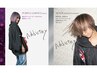 【透けるくすみカラー】アディクシーケアカラー＋カット+4stepTR￥10890