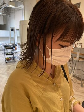 エル(EL by green) (akiko］前下がりボブ×ブラウンカラー