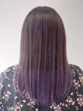 ヘアポジション 大曲飯田店(HAIR Position) 普段は見えないように結べるラインカラー。