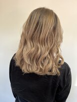 ガルボ ヘアー(garbo hair) #ミルキーベージュ#グラデーション#カッコいい