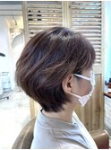 自然なニュアンスボブ40代50代