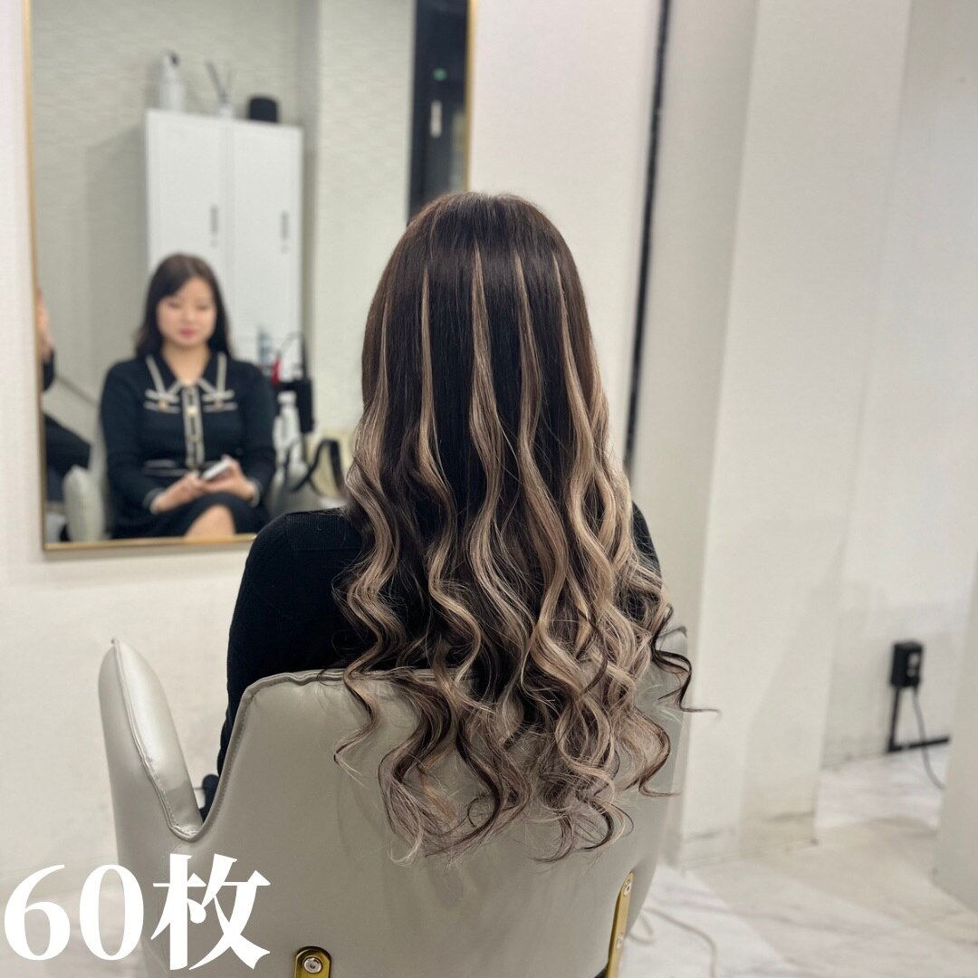 60枚　シールエクステ シールエクステ 60 エクステ ロングストレート