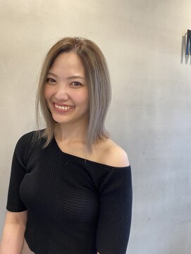 ヘアサロン ムク(HAIR SALON.MuKu) 大人可愛いハイトーンボブ・ロブ