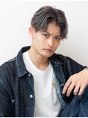 センターパート/メンズバレイヤージュ/刈り上げ/短髪