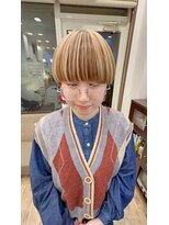 ホヌン 茅ヶ崎(Honnun)&nbsp;アンブレラカラーとマッシュショート/茅ヶ崎