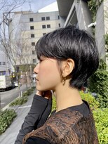 ハルキ ミナト ジャパン オオサカ(HARUKI MINATO japan OSAKA)&nbsp;40代50代小顔似合わせカットくびレイヤーエモージュ大人可愛い