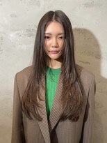ノラ ヘアーサロン(NORA HAIR SALON) 【akane】韓国風顔周りレイヤーカットおくれ毛前髪カット