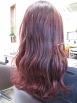 コアフィールフィス(COIFFURE fils) チェリーピンクブラウン 髪質改善トリートメント