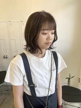 クリアーオブヘアー 池下店(clear OF HAIR) イルミナカラー/くすみベージュボブ