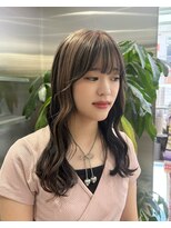 ゼスト 八王子店(ZEST)&nbsp;アンブレラカラー/逆インナーカラー【藤野はるひ】