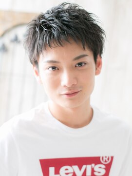 ハンサム クラシック 越谷店(Classic) 10代20代くせ毛風ダークアッシュ束感ショートF越谷