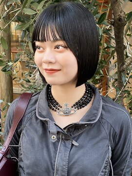 ラミエバイメルト 下北沢(lamie by melt) 花田/ボブ/切りっぱなしボブ/ミニボブ/イメチェン/前髪/下北沢