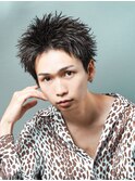 【alpha 新宿】スパイキーショートショート×ツイストパーマ