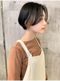 〈atsuno〉マッシュショート×インナーカラー【カラーブリーチ】