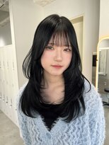 エイム(AiM)&nbsp;レイヤーカット/ハイレイヤー/ブルーブラック/透明感カラー