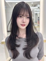 マウルルナ(MAEUL luna)&nbsp;レイヤーカット　韓国　グレージュ　【MAEUL luna 桔川】