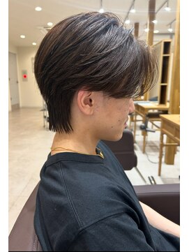 アグ ヘアー ナッツ 秦野店(Agu hair nuts) メンズ/カラー/センターパート/ニュアンスパーマ/学割/秦野駅