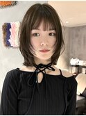 ナチュラルブルーブラック艶感美肌透明感ブルー夏カラー