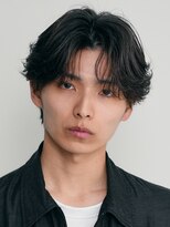 フィフス(fifth) 原宿メンズセンターパートニュアンスサーフフェザーパーマ30代