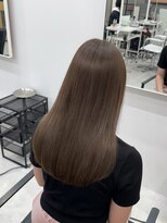 ディジョン(Dijon)&nbsp;韓国顔まわりレイヤーカットグレージュオリーブベージュブラウン