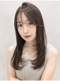 20代30代40代◎サイドバング艶感クラゲヘアーワンカール美髪